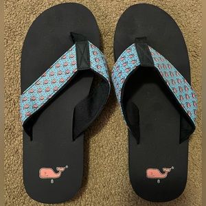 Vineyard Vines santa flip flops
